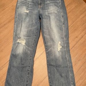 Jcrew distressed jeans
